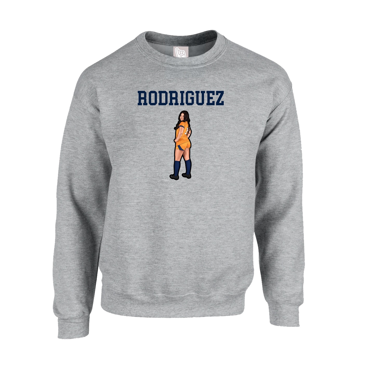 Fleece Crew — Shirsey in Grey