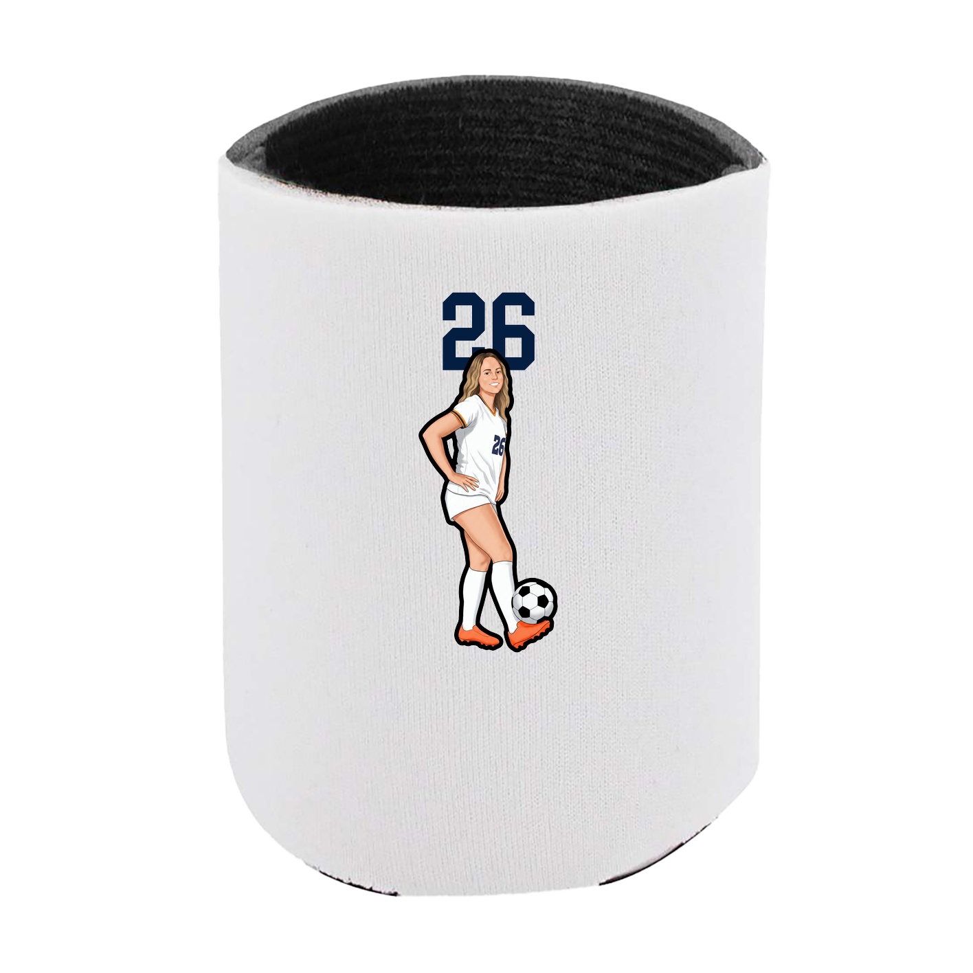 Can Holder — Number Top in White