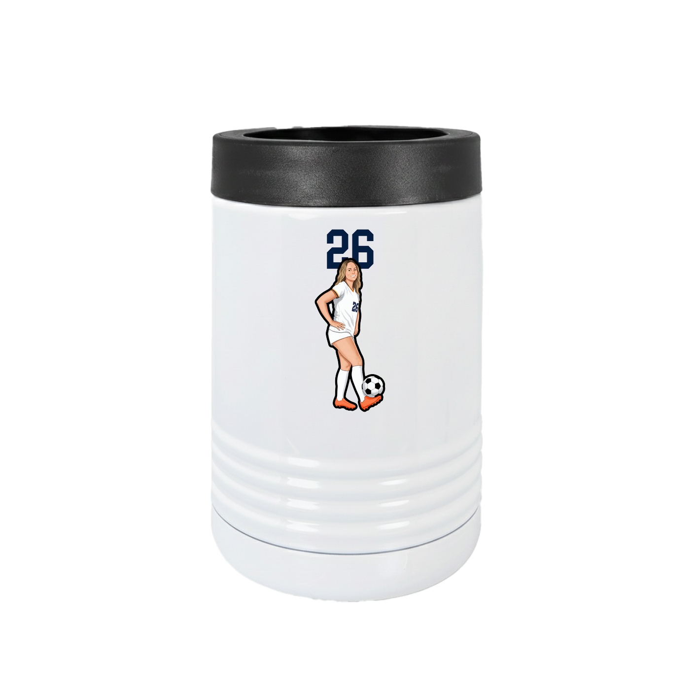 Beverage Holder — Number Top in White