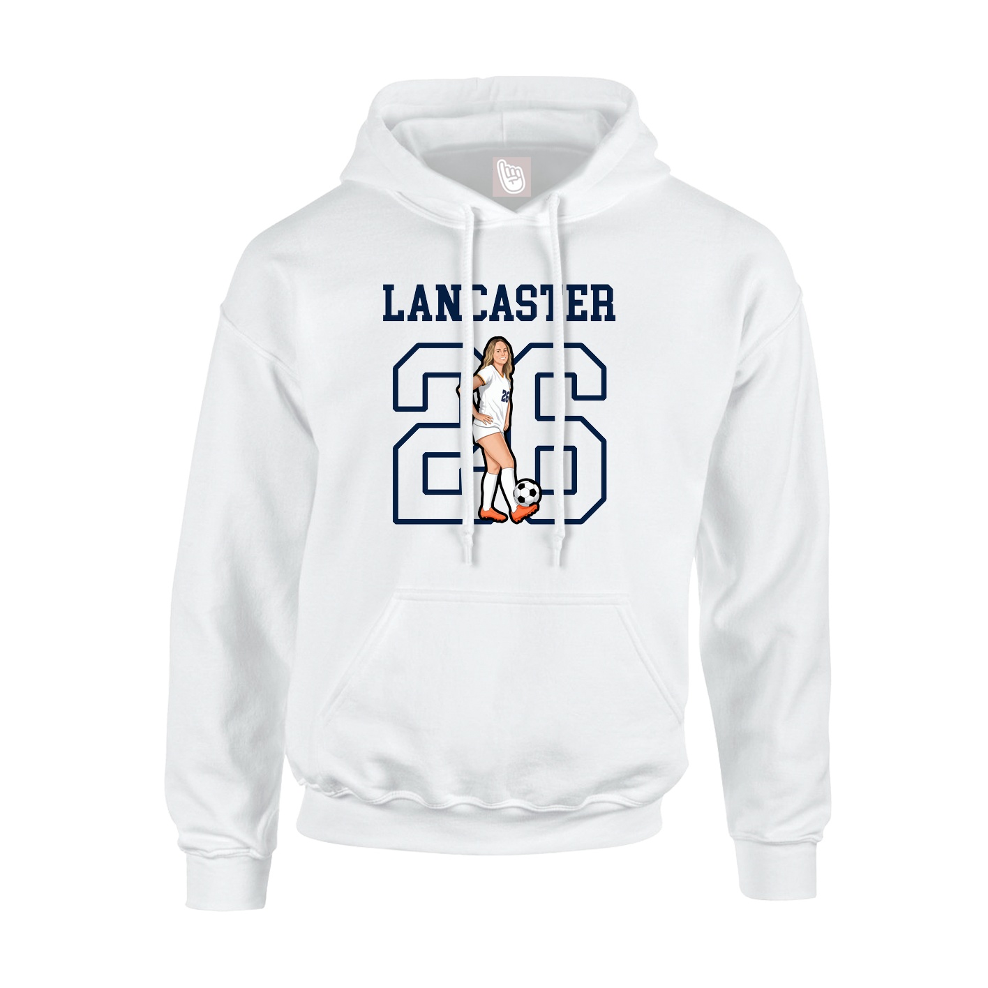 Youth Hoodie — Shirsey in White