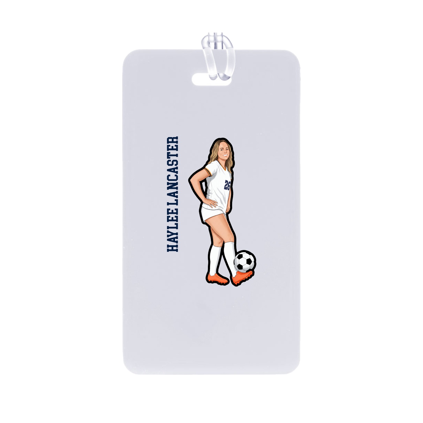 Bag Tag — Name Vertical in Classic
