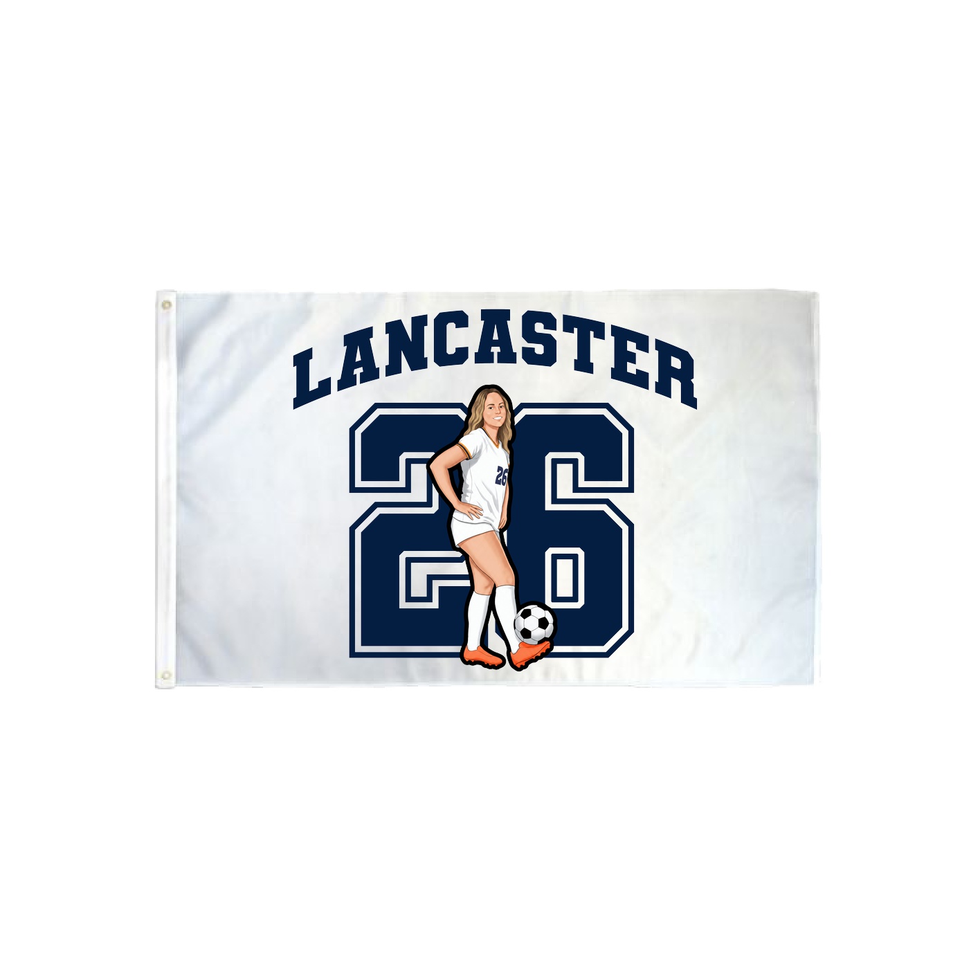 3x5 Flag — Number in Classic