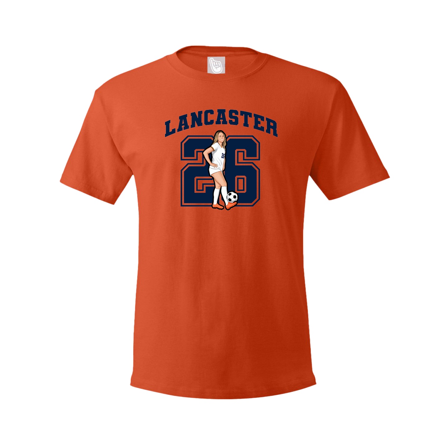 Tee — Number in Orange