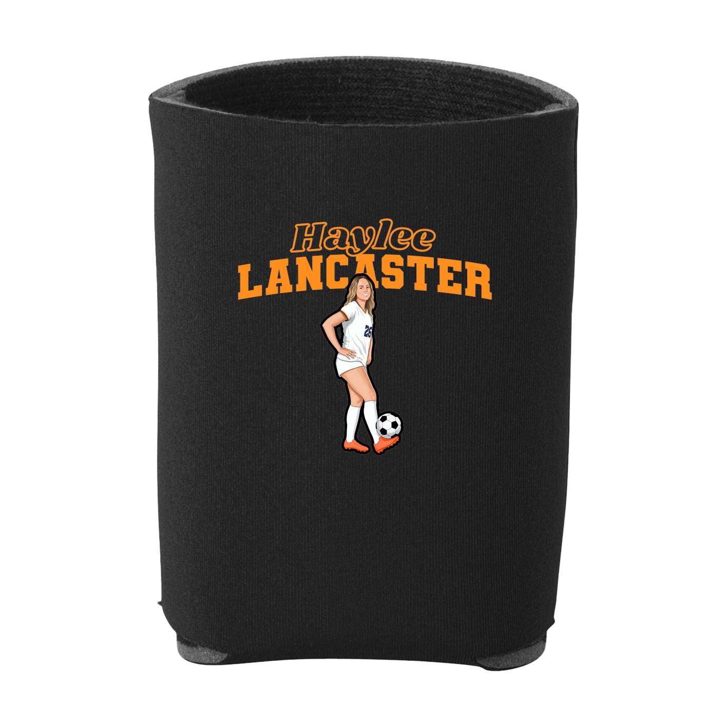 Can Holder — Name Arch in Black
