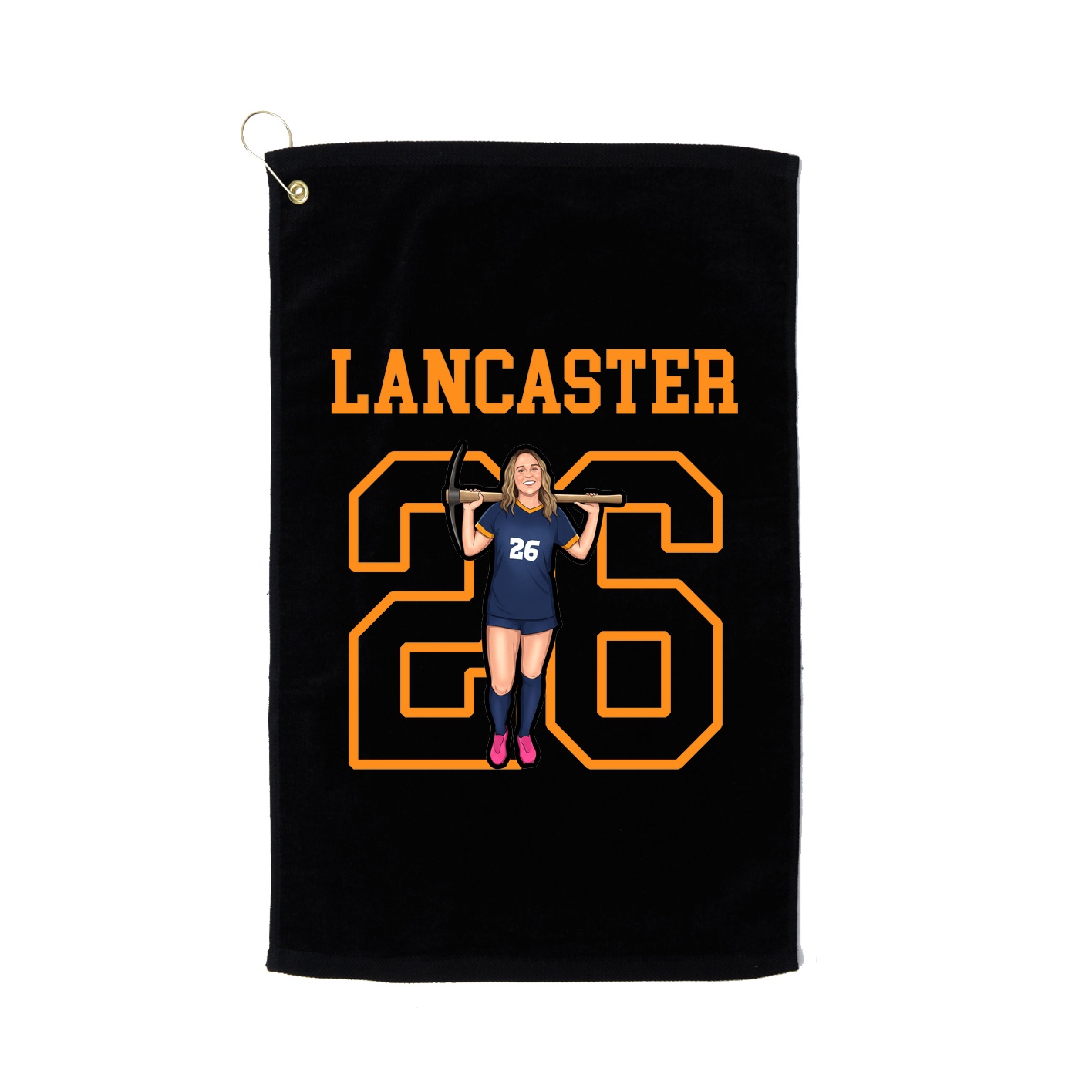 Golf Towel — Shirsey in Black
