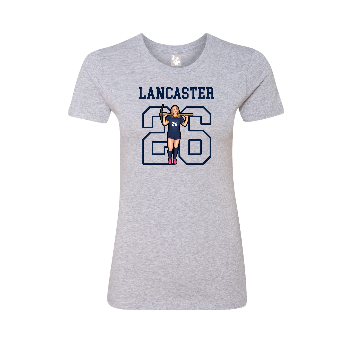 Fitted Women's Tee — Shirsey in Grey