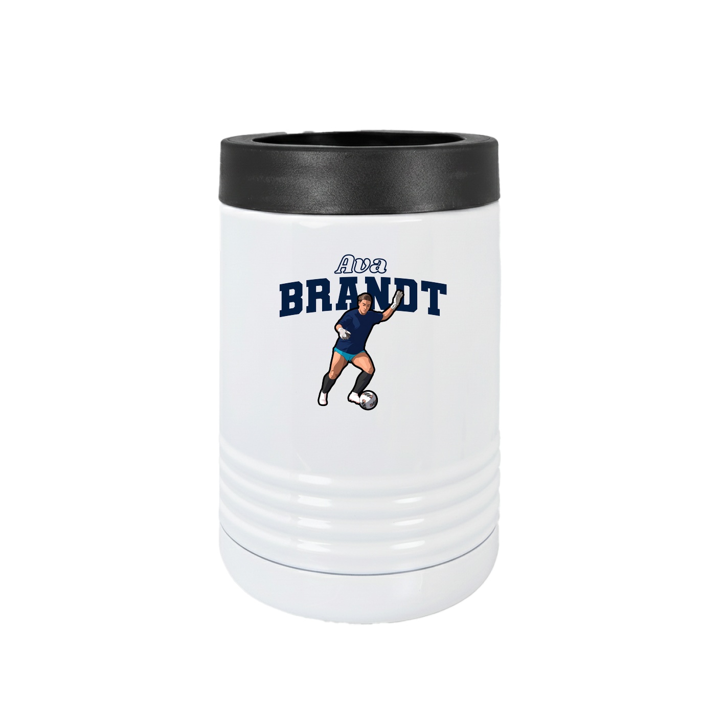 Beverage Holder — Name Arch in White