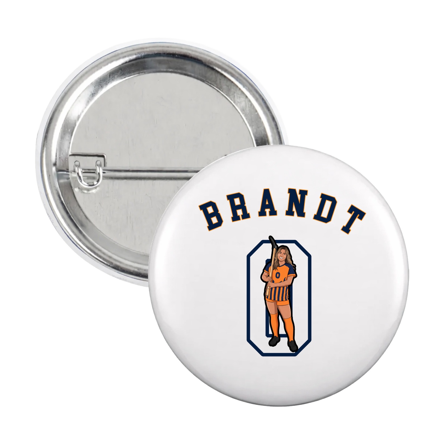 Game Day Button — Shirsey Arch in White