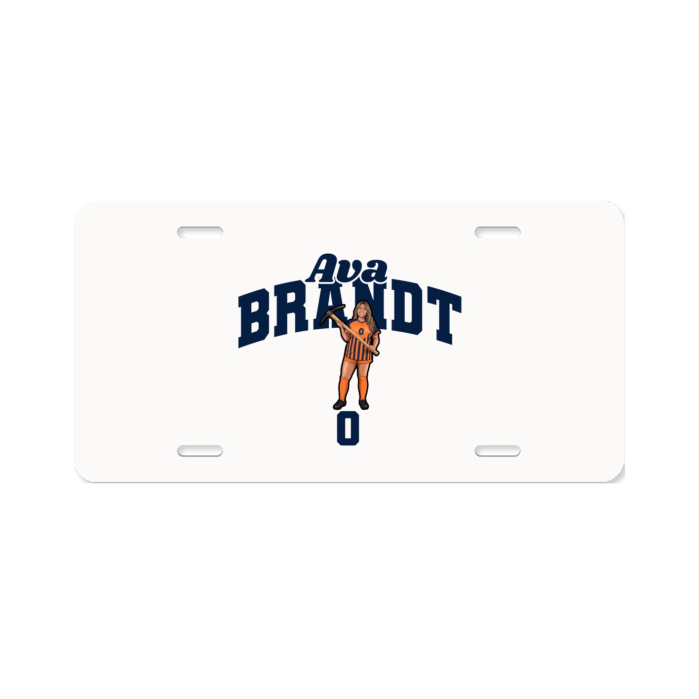 License Plate — Signature Arch in Classic