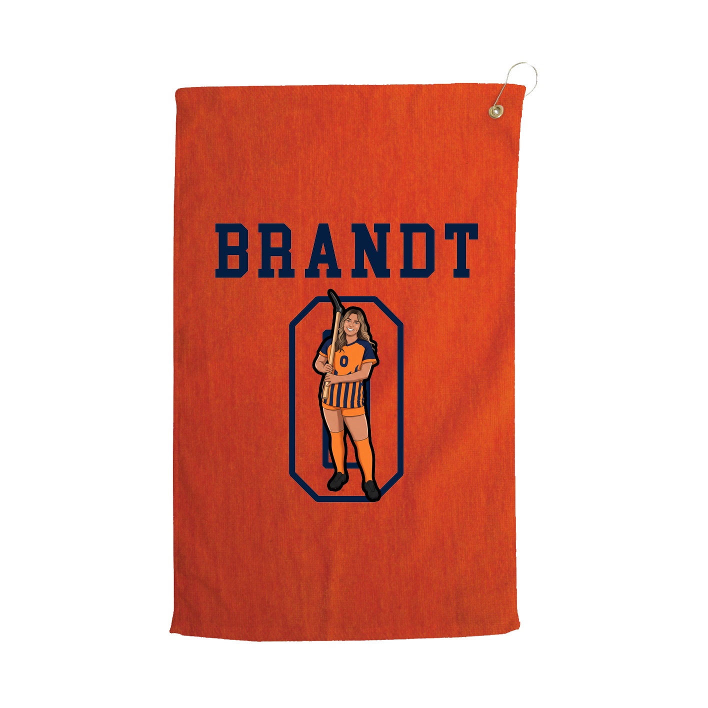 Golf Towel — Shirsey in Orange