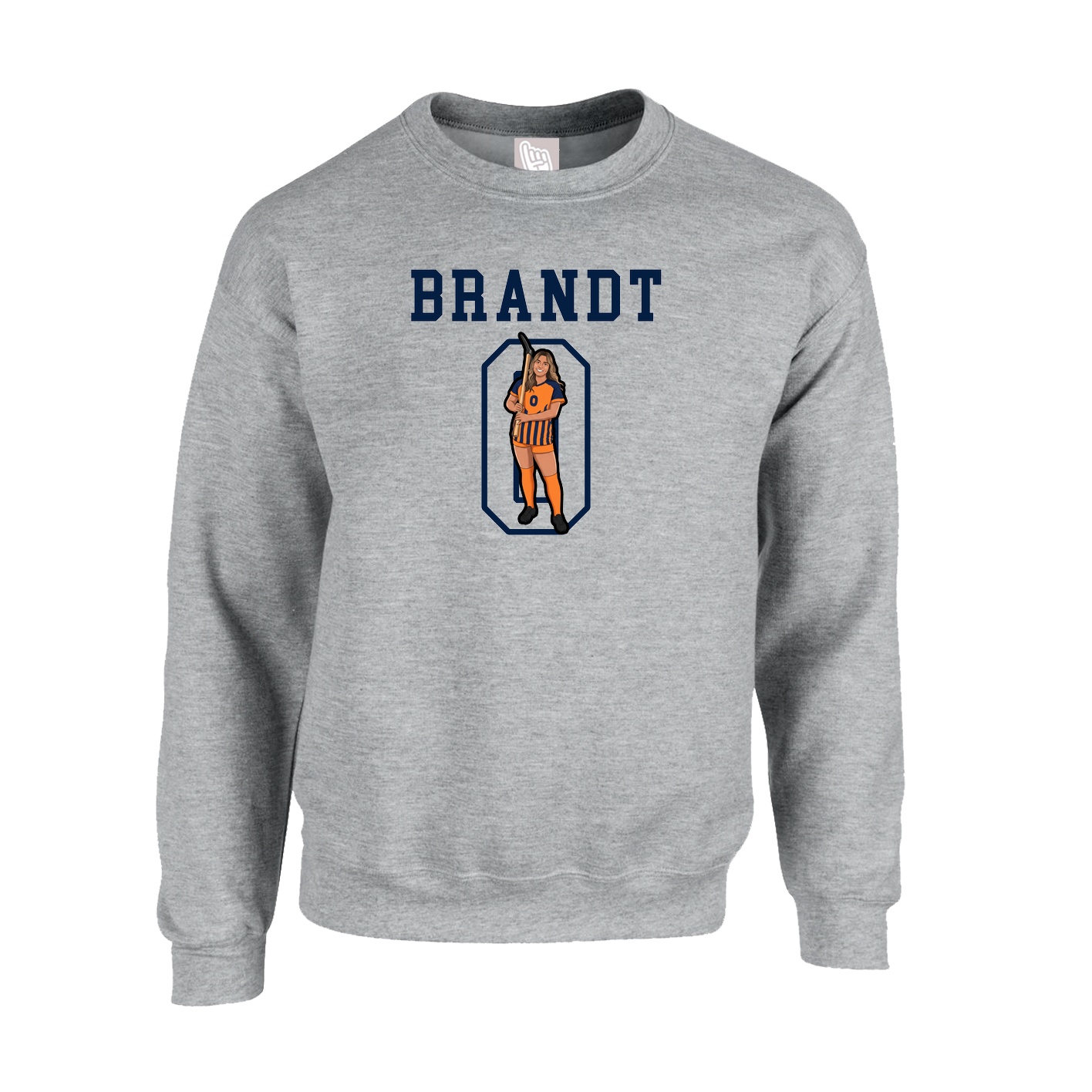 Fleece Crew — Shirsey in Grey