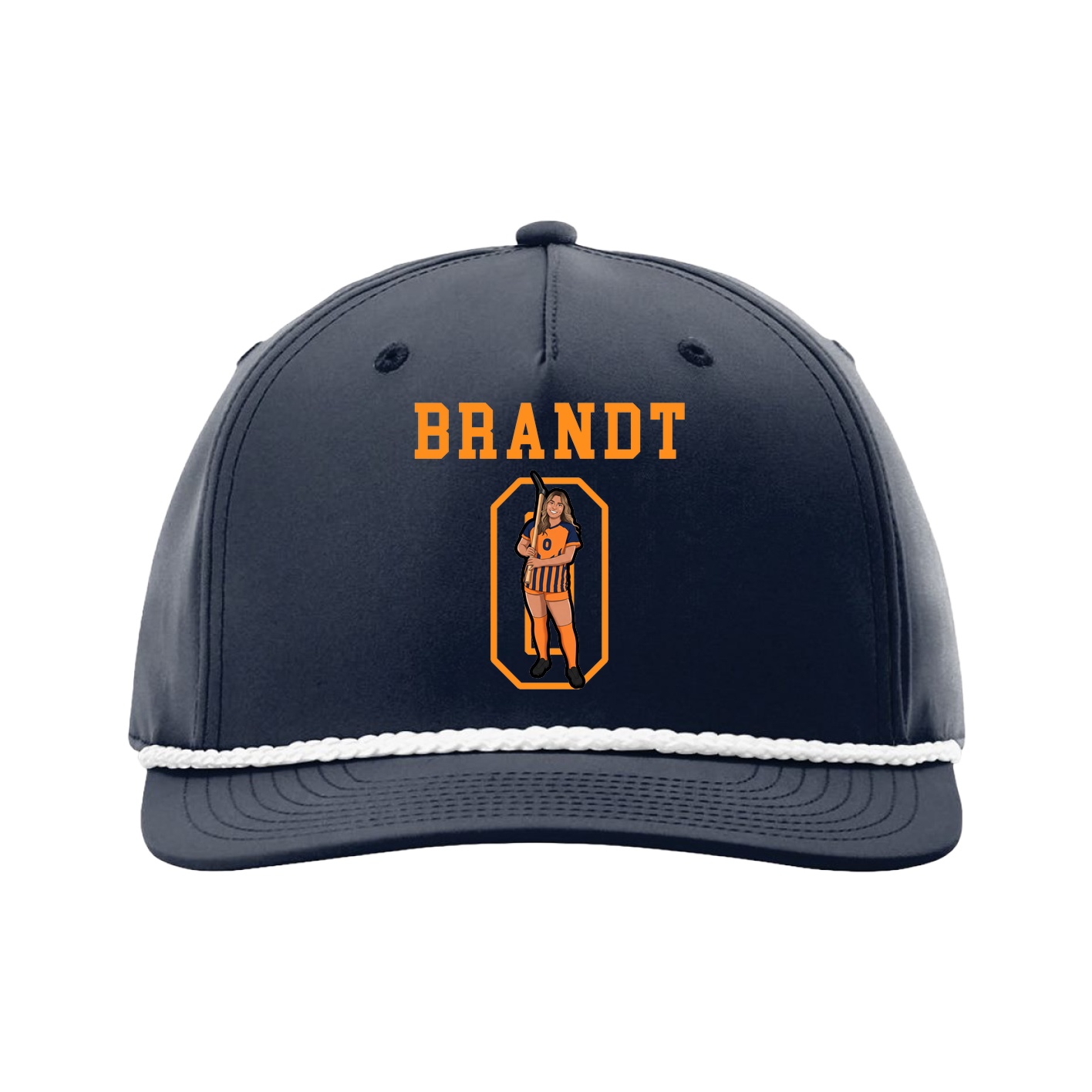Five-Panel Classic Rope Cap — Shirsey in Navy