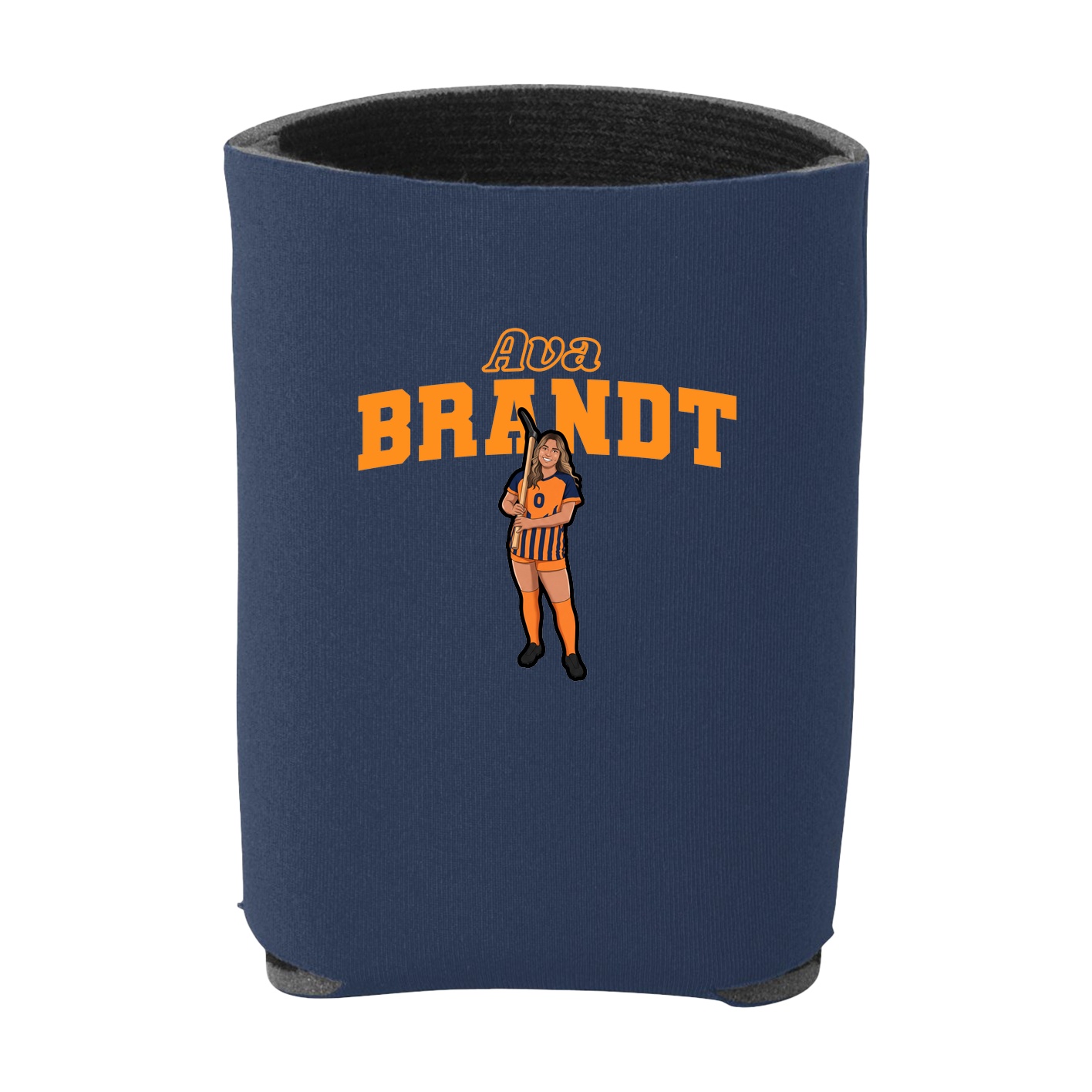 Can Holder — Name Arch in Navy