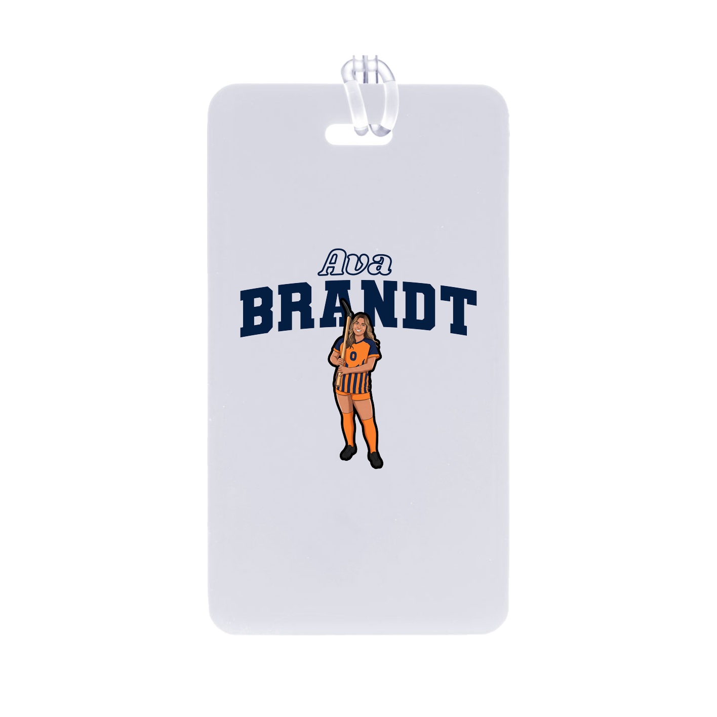 Bag Tag — Name Arch in Classic