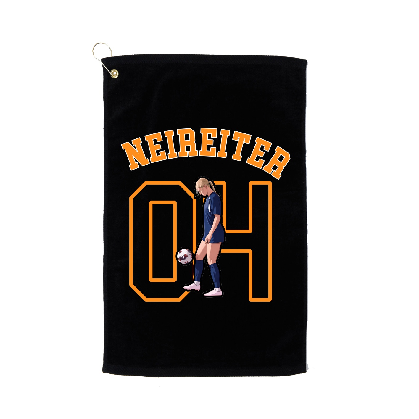 Golf Towel — Shirsey Arch in Black