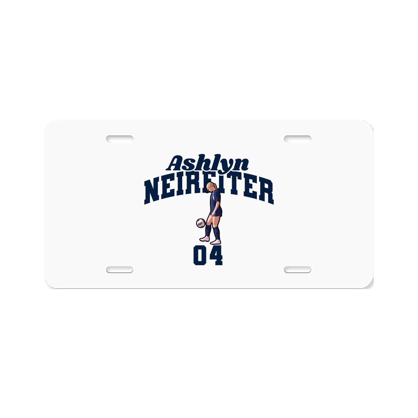 License Plate — Signature Arch in Classic