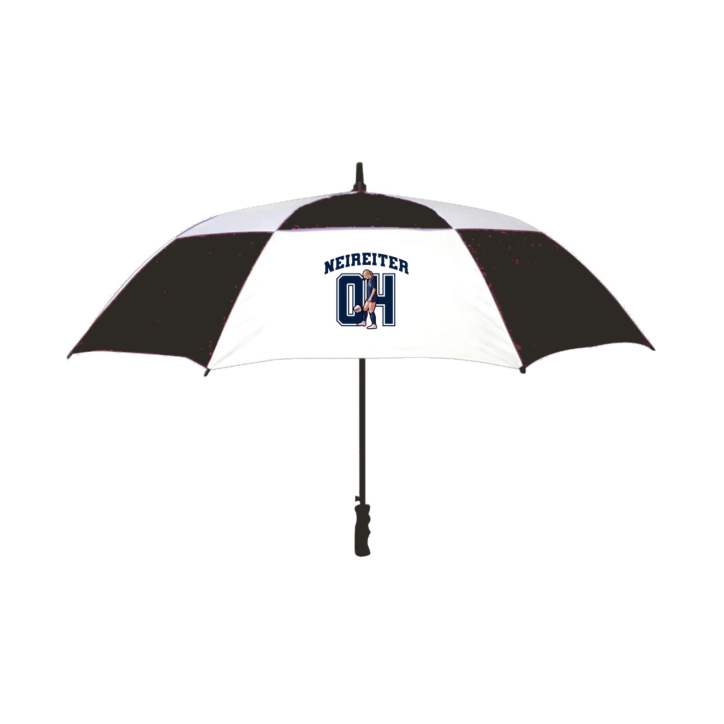 Golf Umbrella — Number in Black