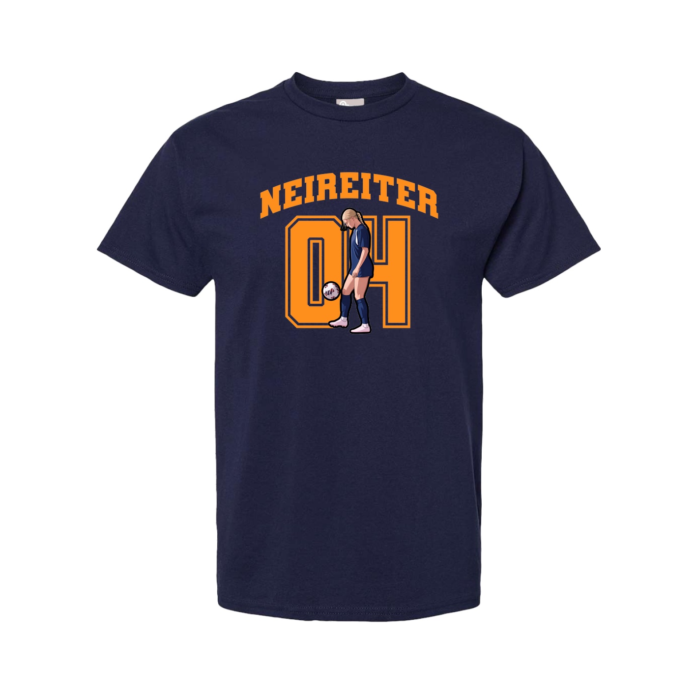 Tee — Number in Navy