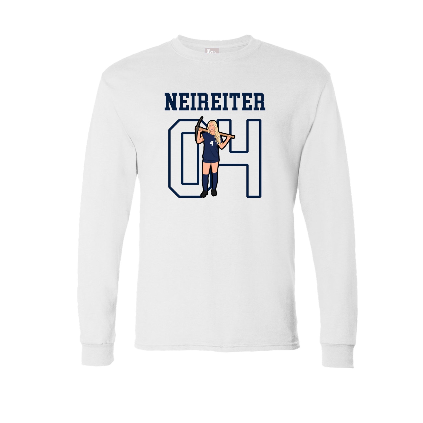Long Sleeve Tee — Shirsey in White