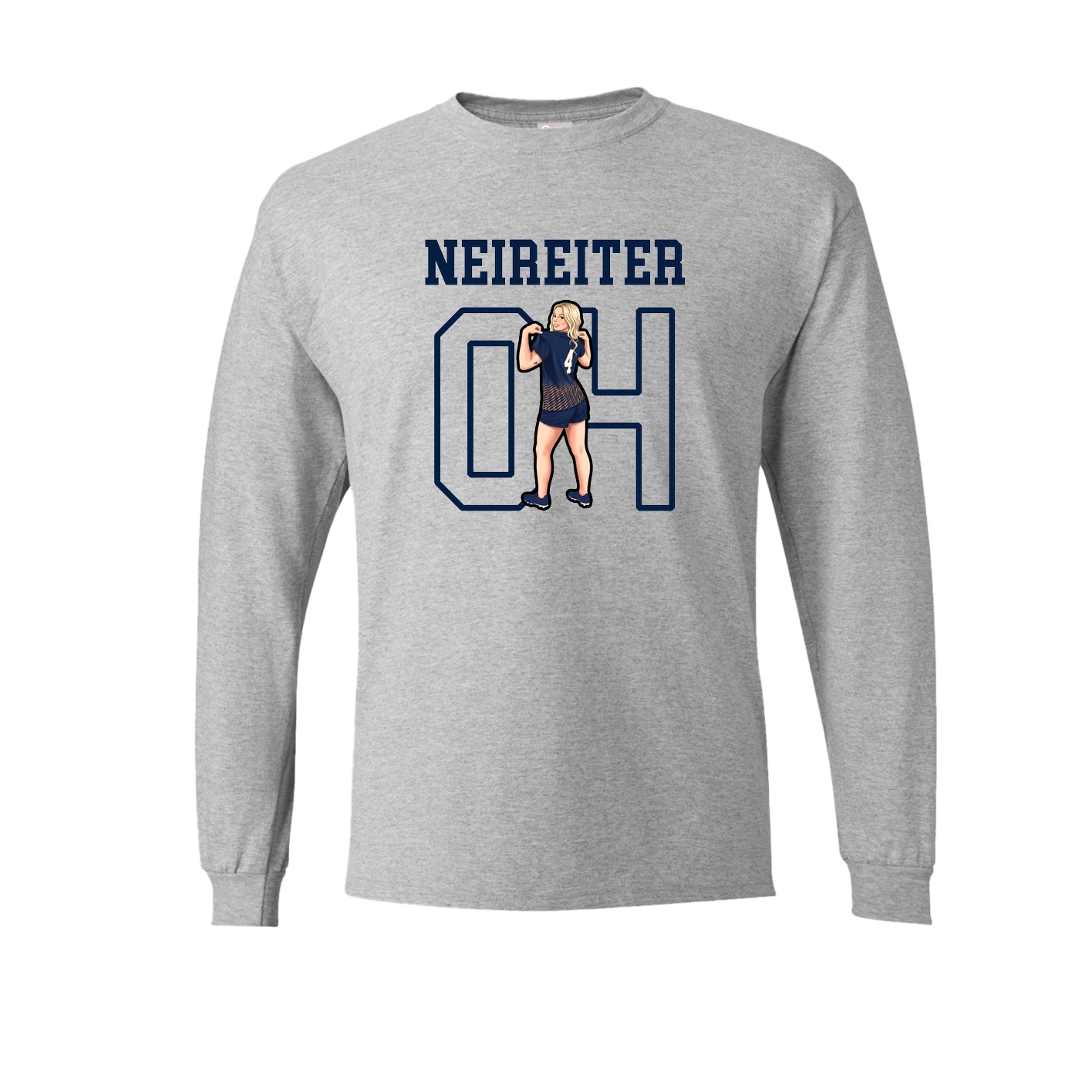 Long Sleeve Tee — Shirsey in Grey