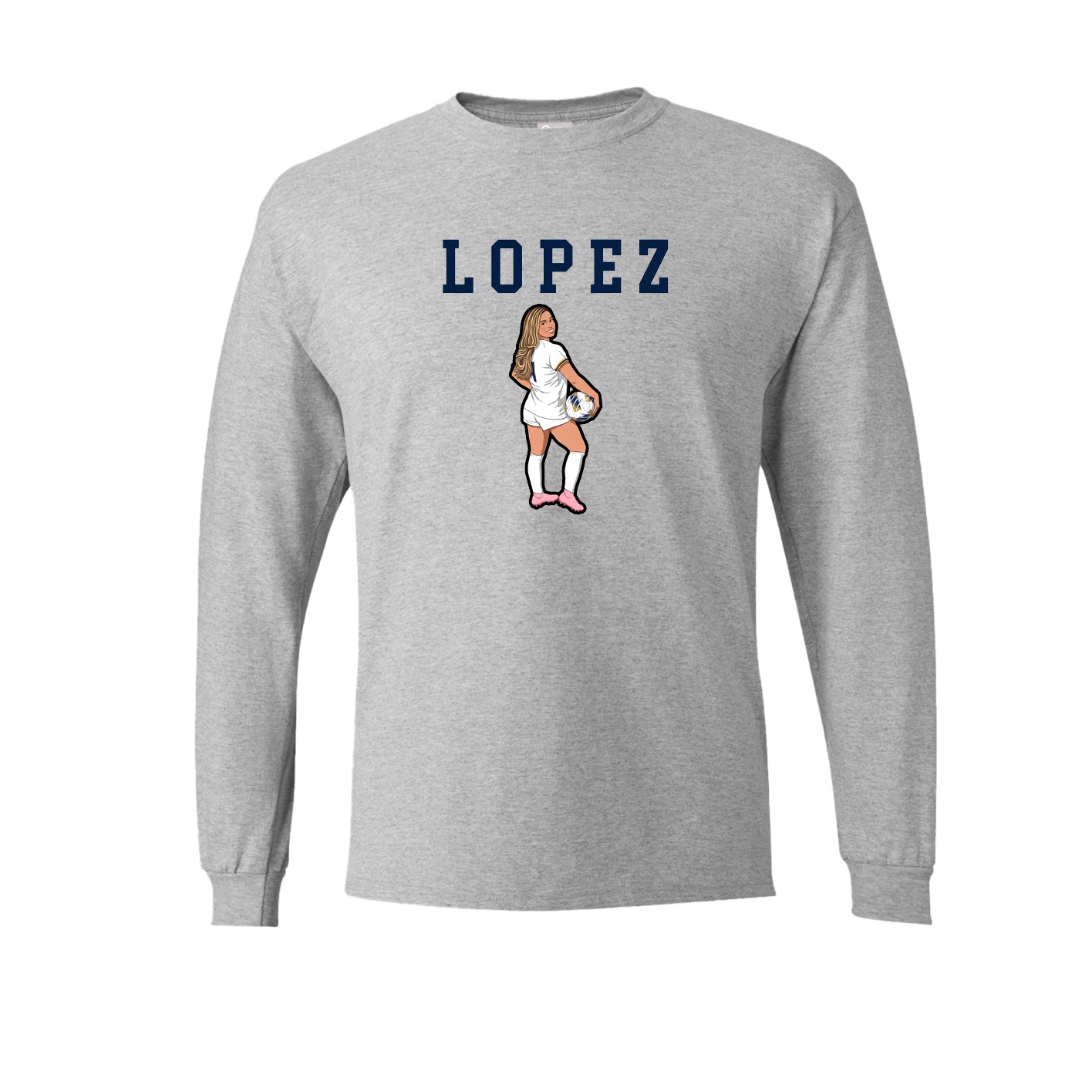 Long Sleeve Tee — Shirsey in Grey