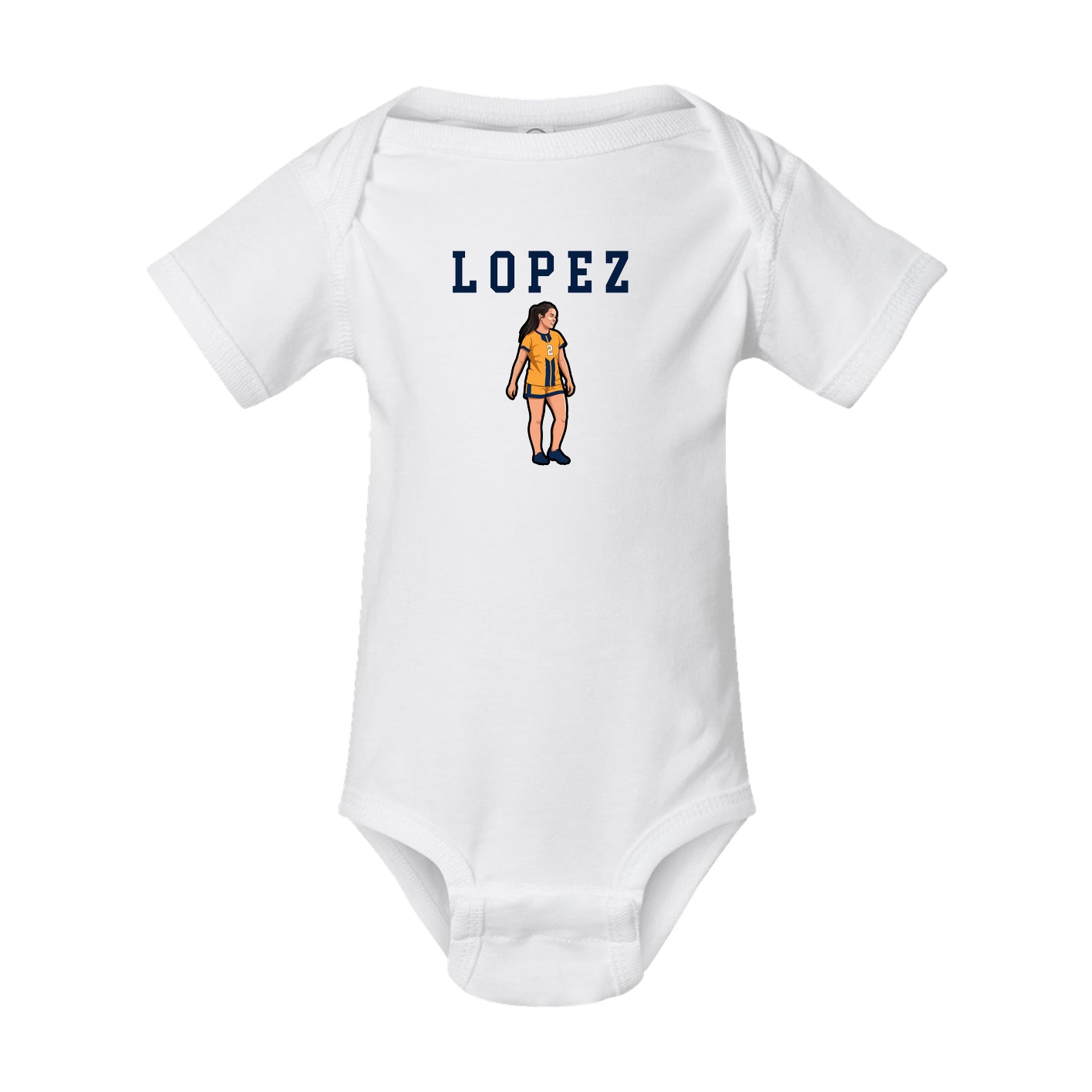 Baby Onesie — Shirsey in White