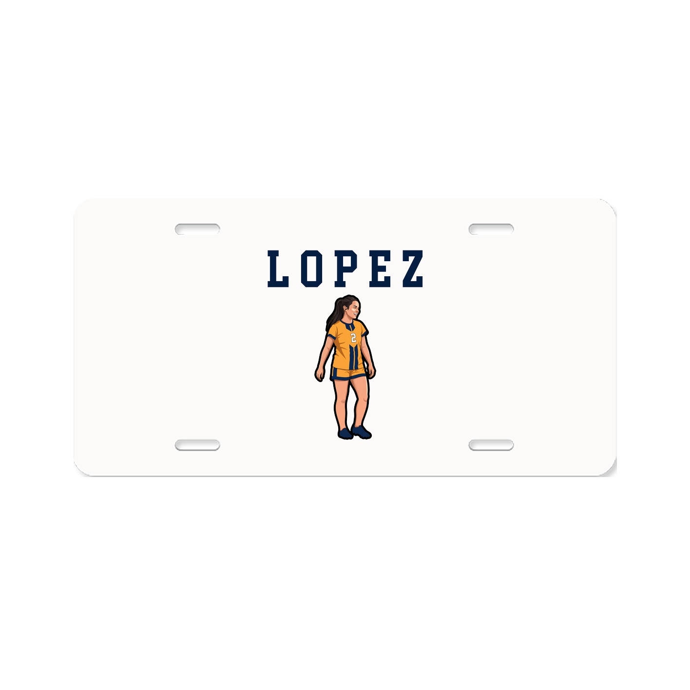 License Plate — Shirsey in Classic