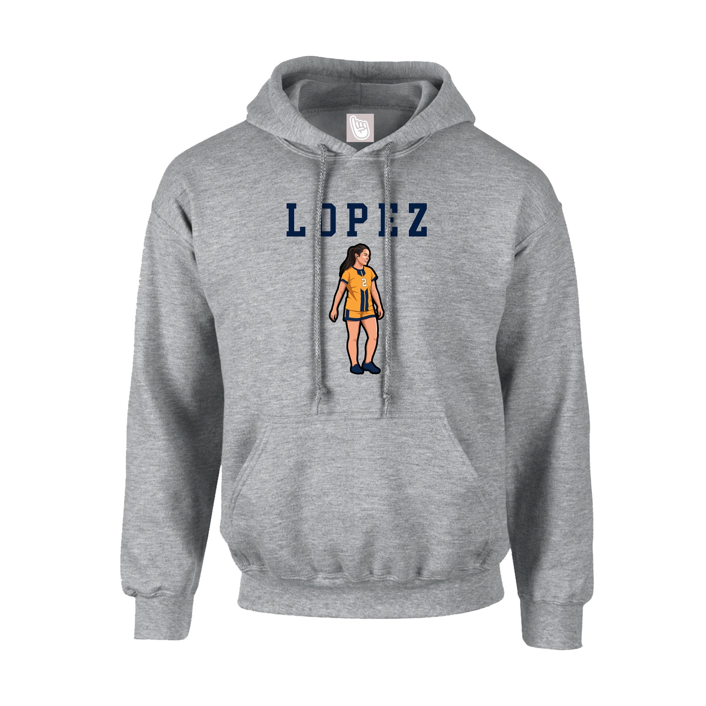 Hoodie — Shirsey in Grey