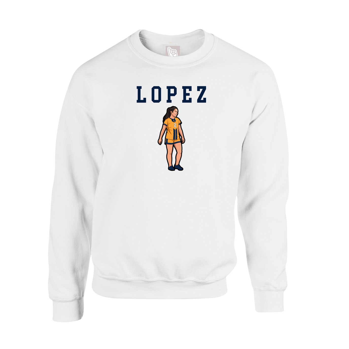 Fleece Crew — Shirsey in White