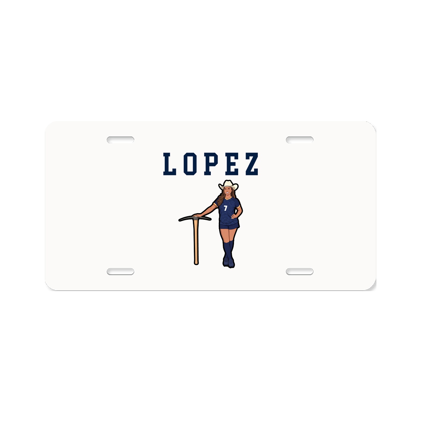 License Plate — Shirsey in Classic