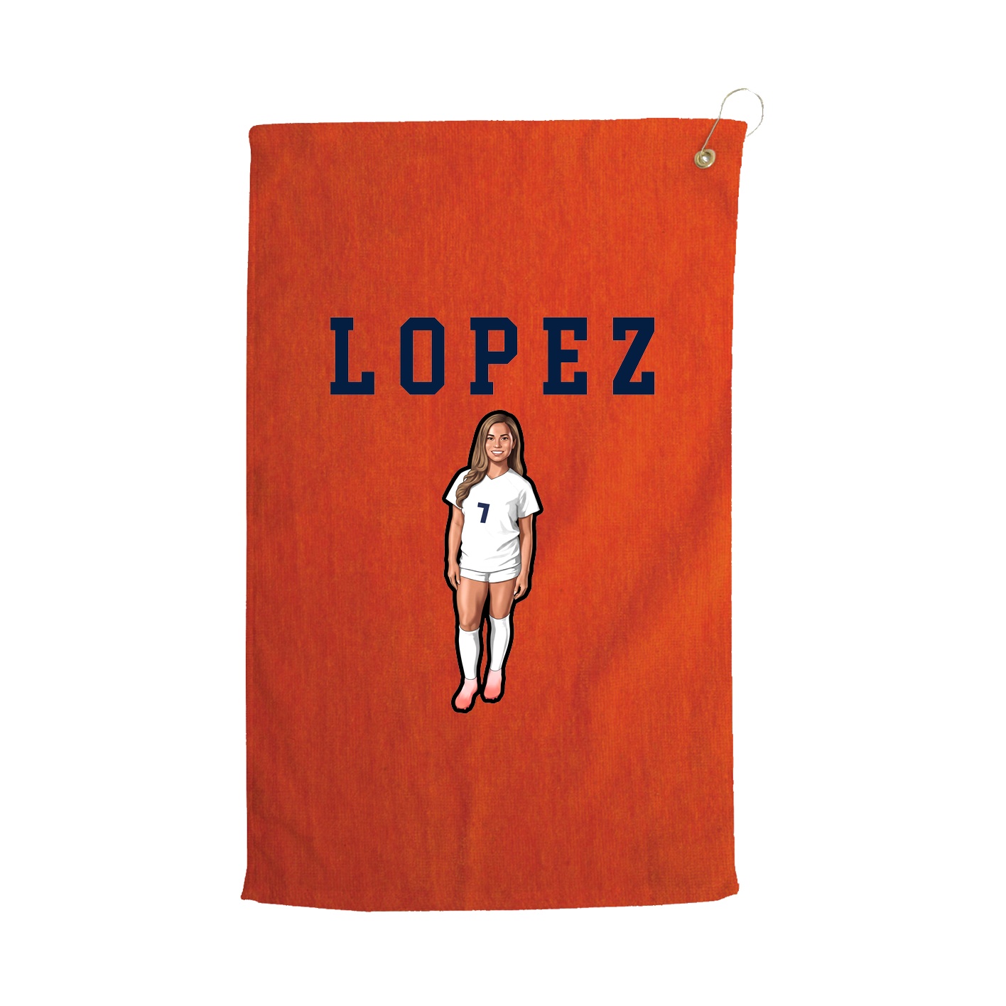 Golf Towel — Shirsey in Orange