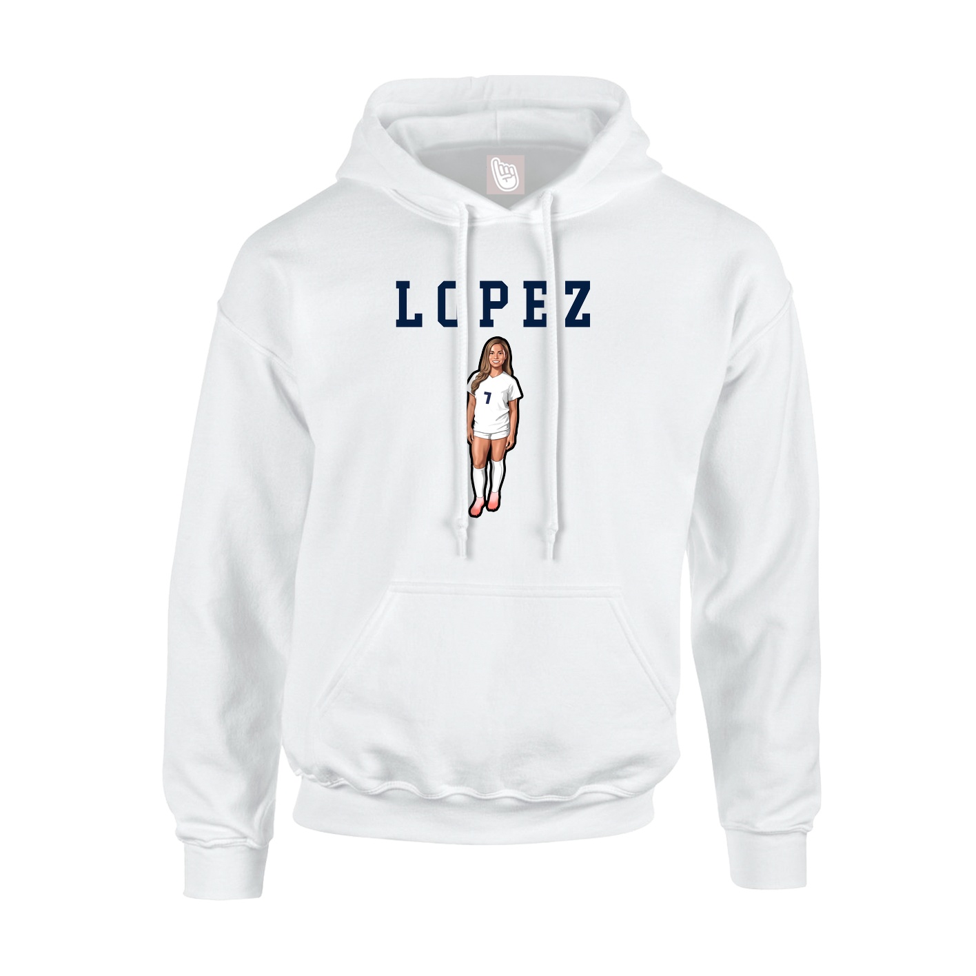 Youth Hoodie — Shirsey in White