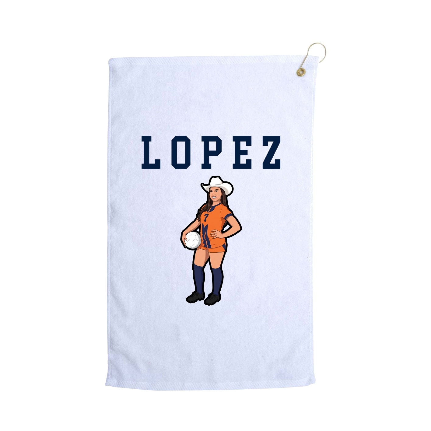 Golf Towel — Shirsey in White