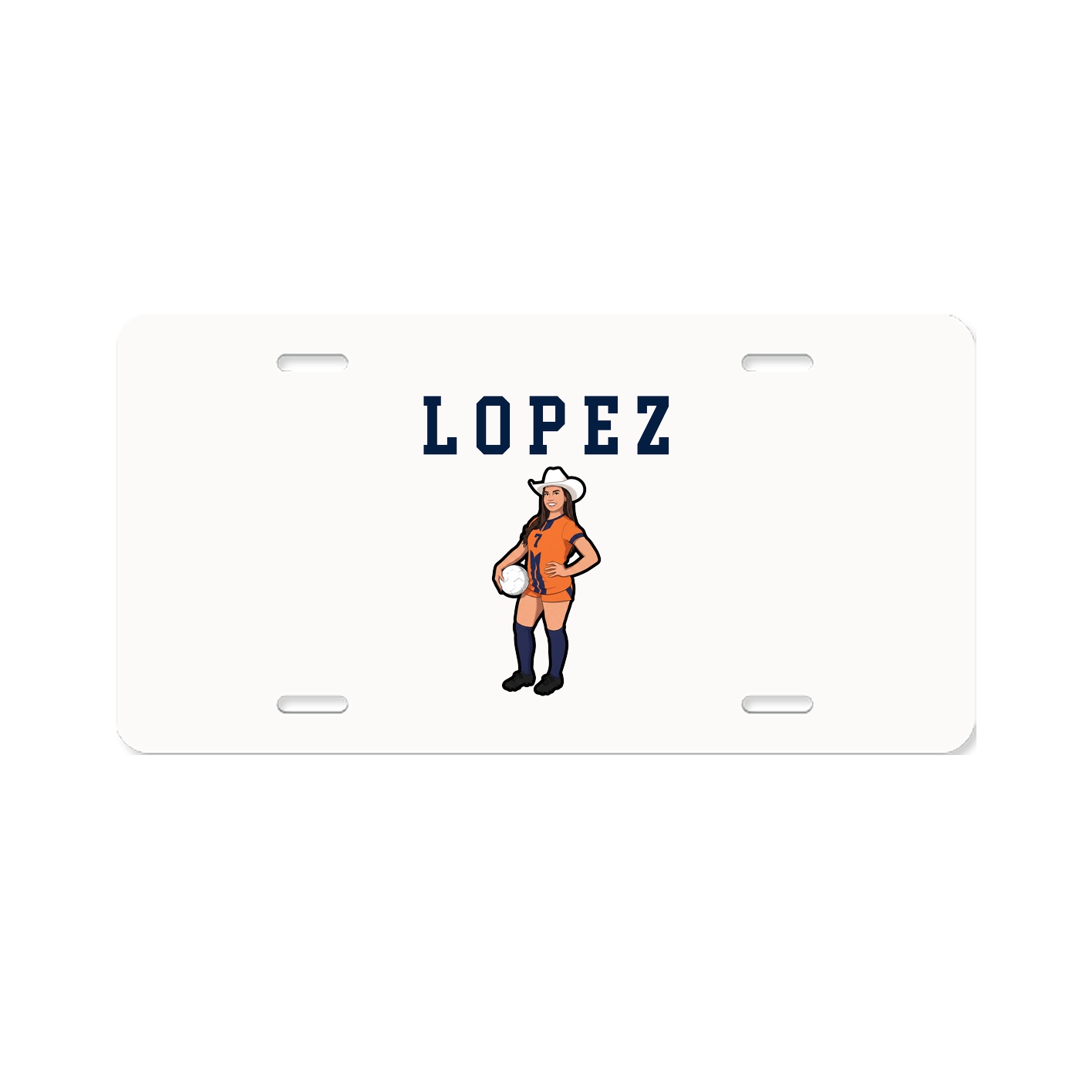 License Plate — Shirsey in Classic