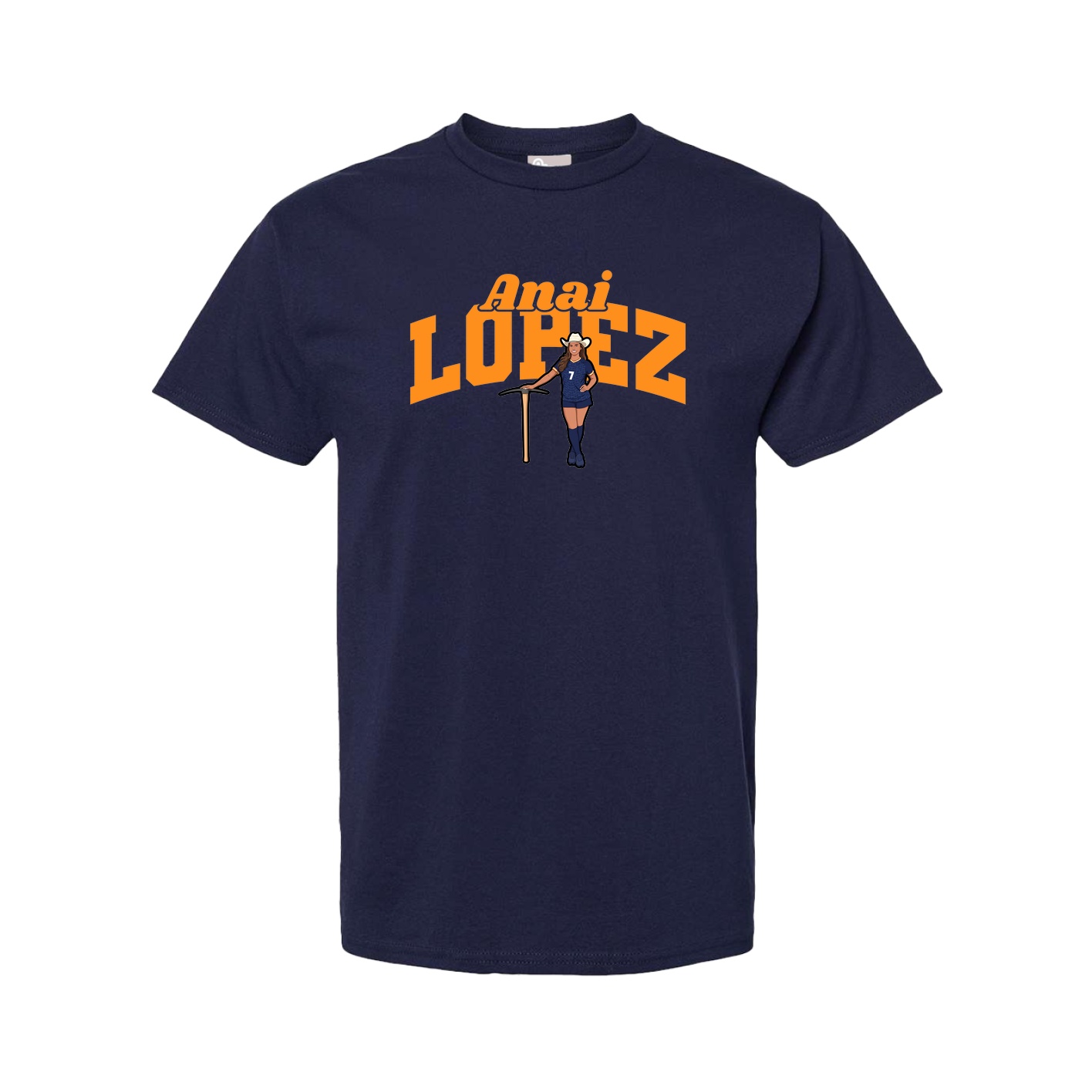 Tee — Signature Arch in Navy