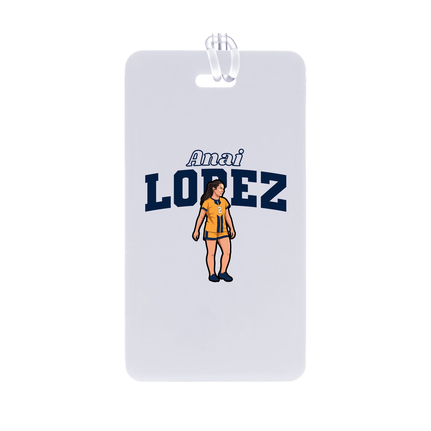 Bag Tag — Name Arch in Classic