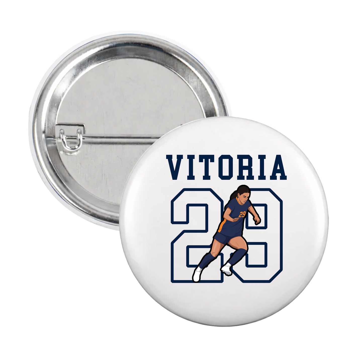 Game Day Button — Shirsey in White