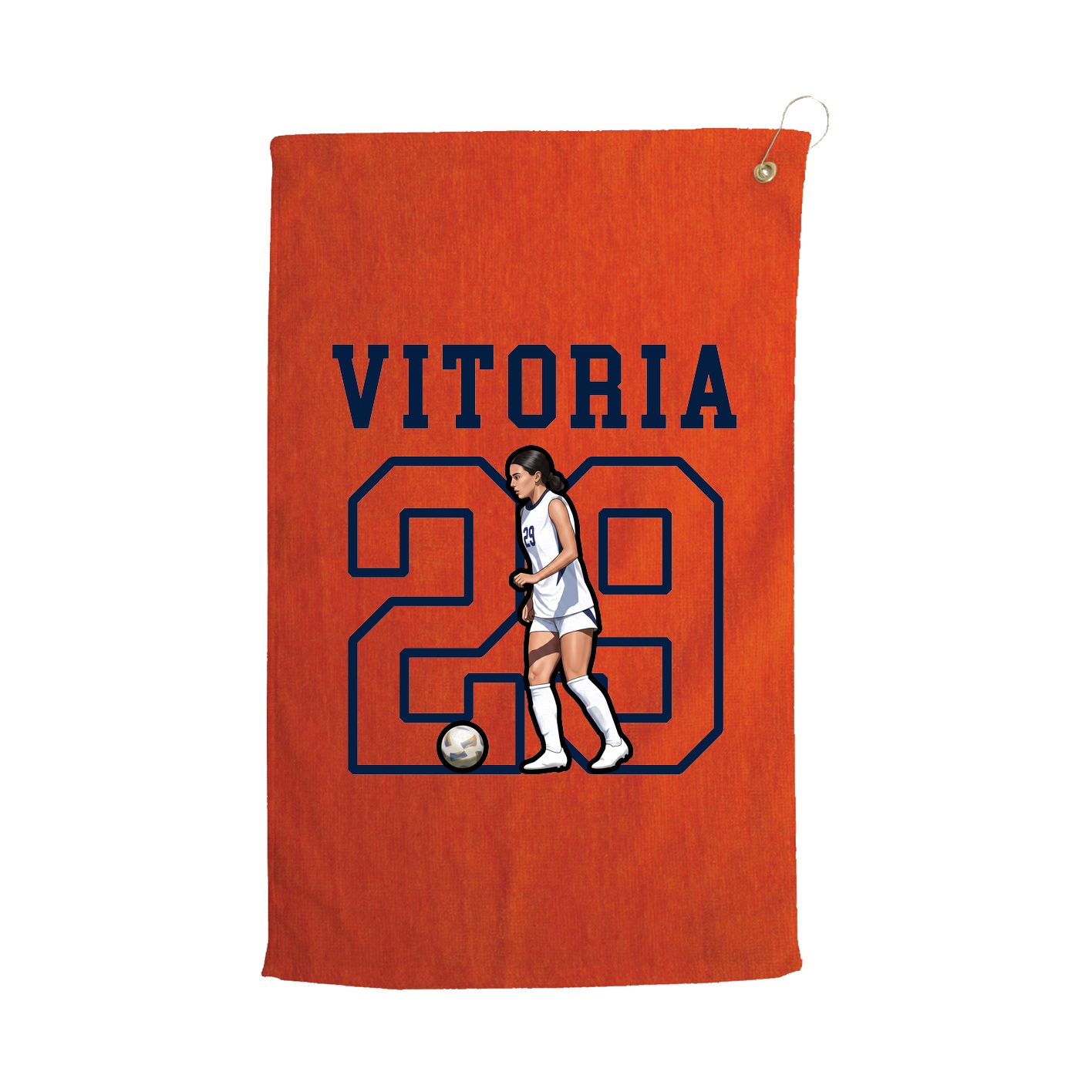 Golf Towel — Shirsey in Orange