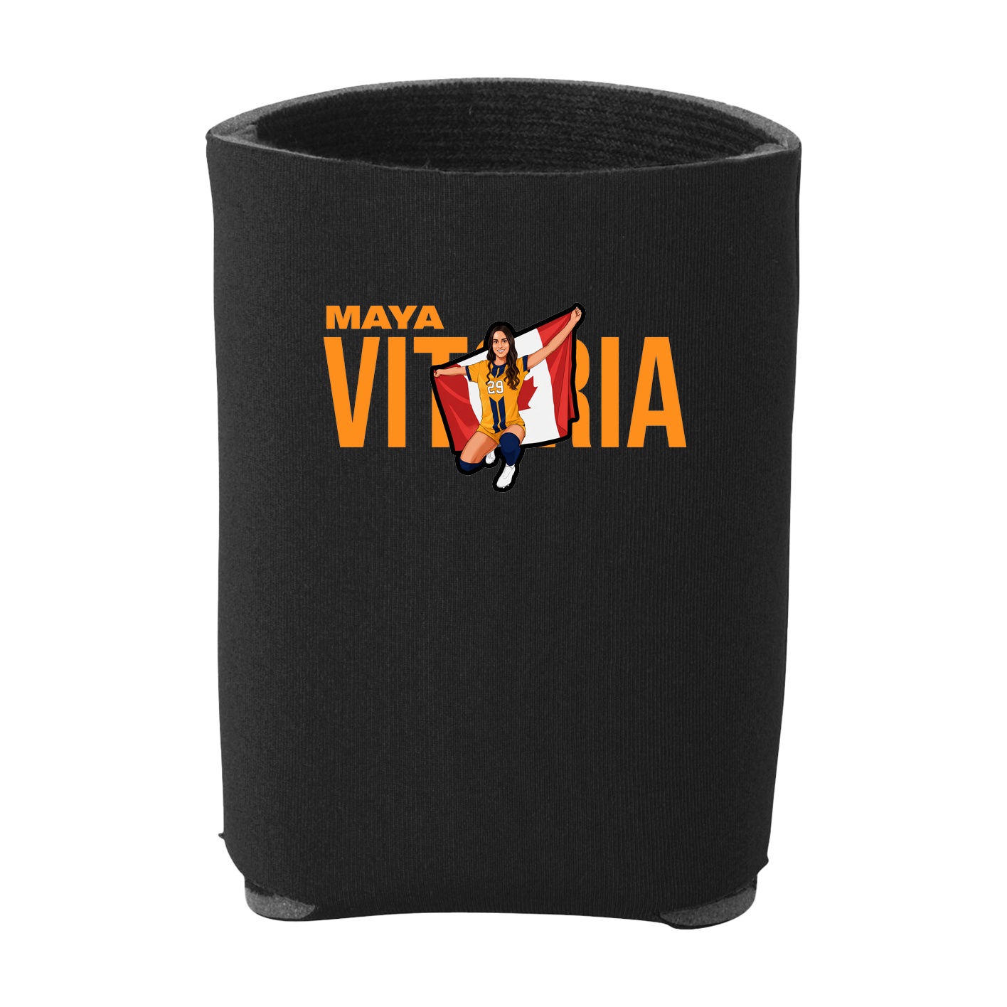 Can Holder — Player Name in Black