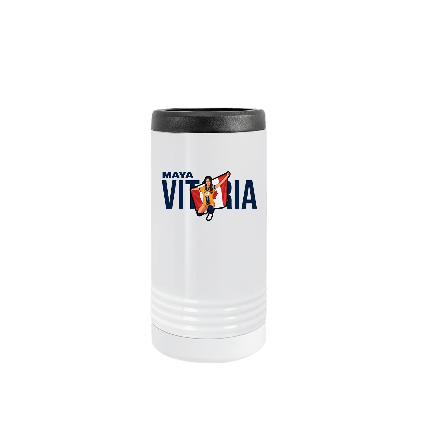 Slim Beverage Holder — Player Name in White