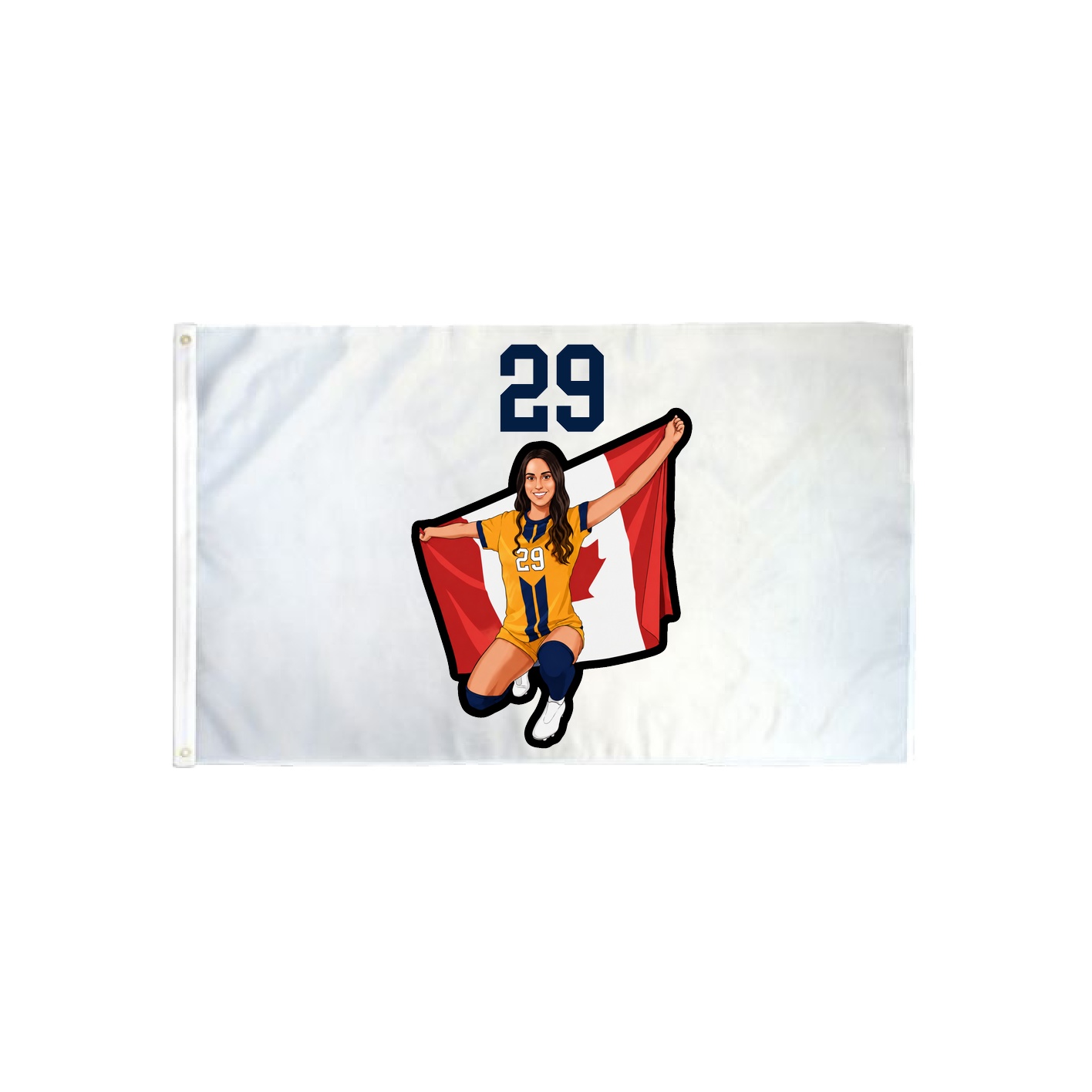 3x5 Flag — Number Top in Classic