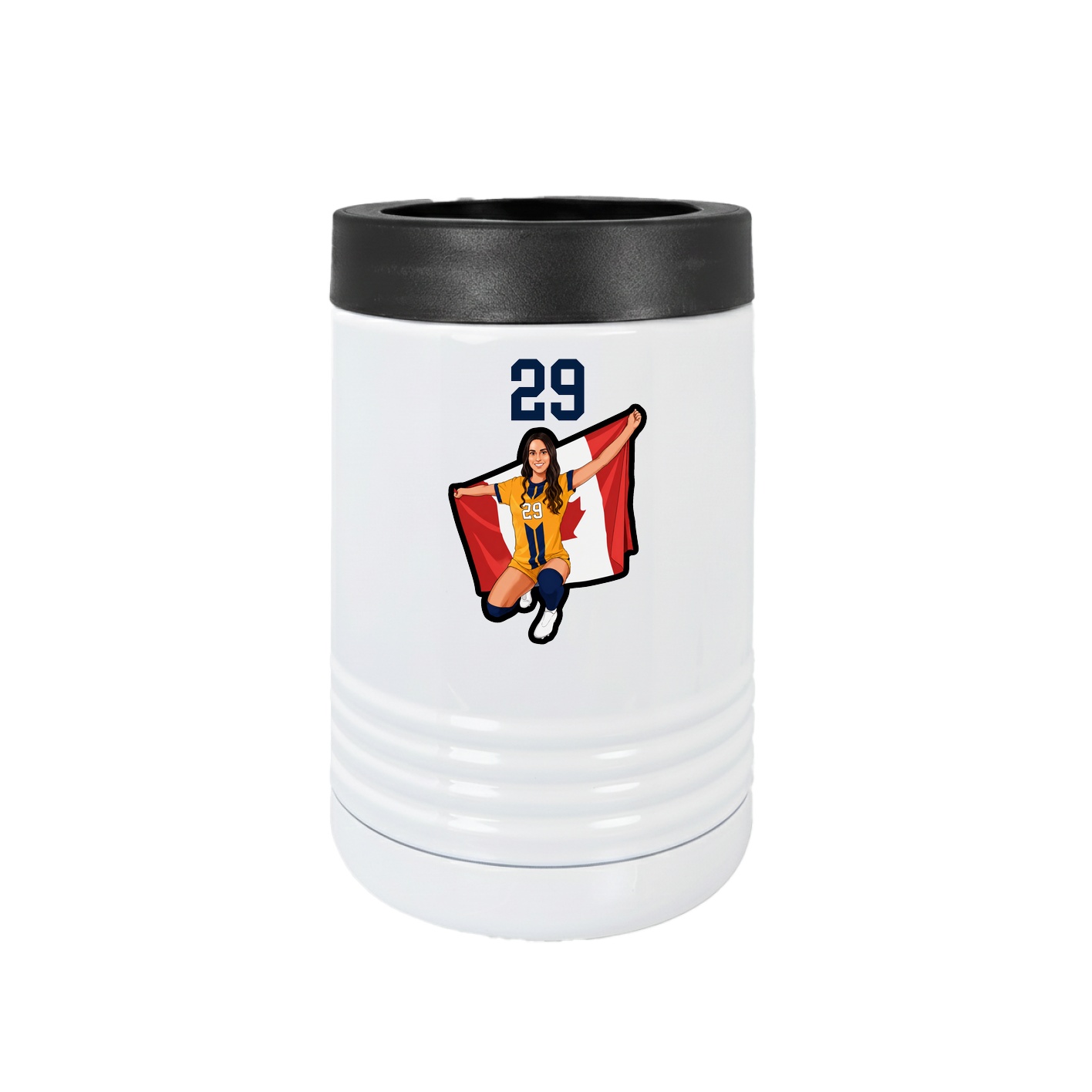 Beverage Holder — Number Top in White