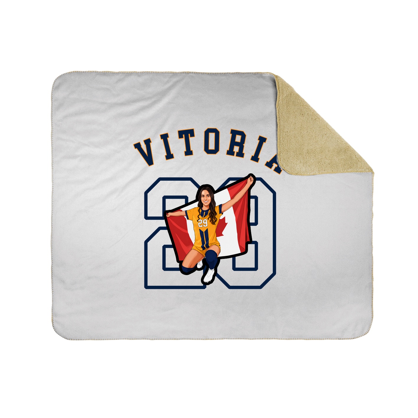 Throw Blanket — Shirsey Arch in White