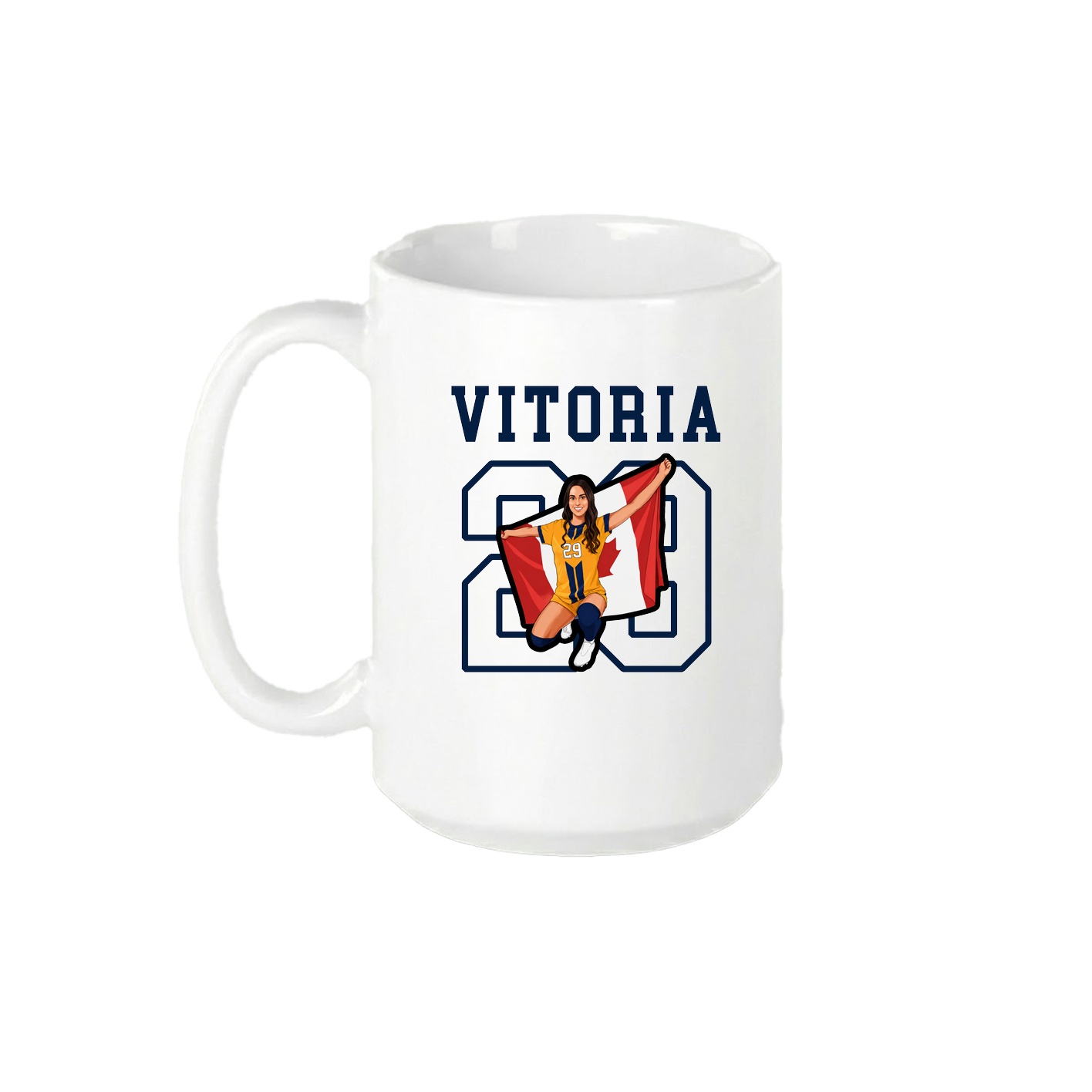 15oz Coffee Mug — Shirsey in White