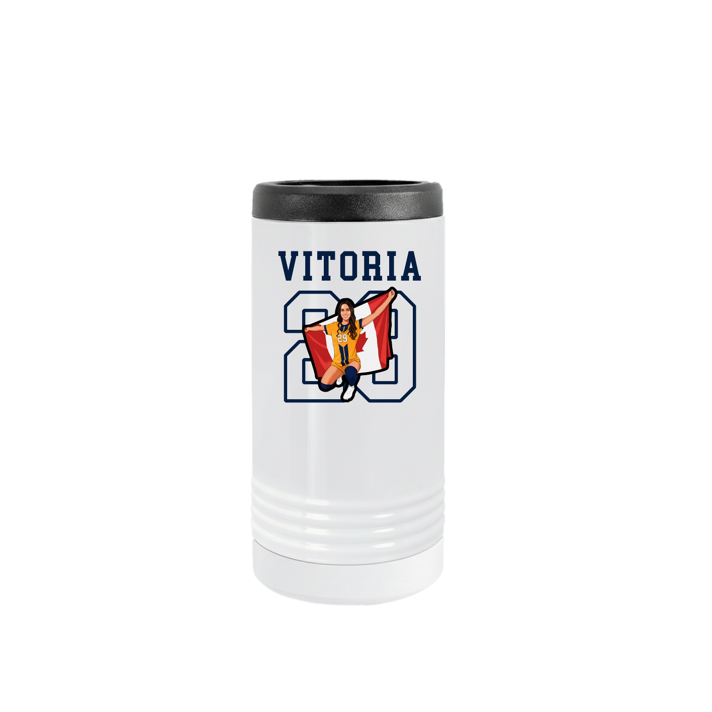 Slim Beverage Holder — Shirsey in White