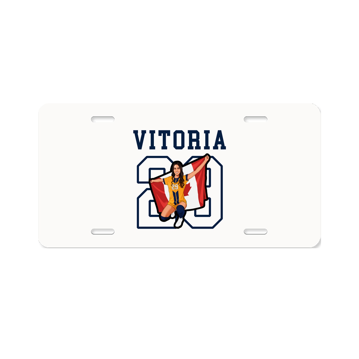 License Plate — Shirsey in Classic