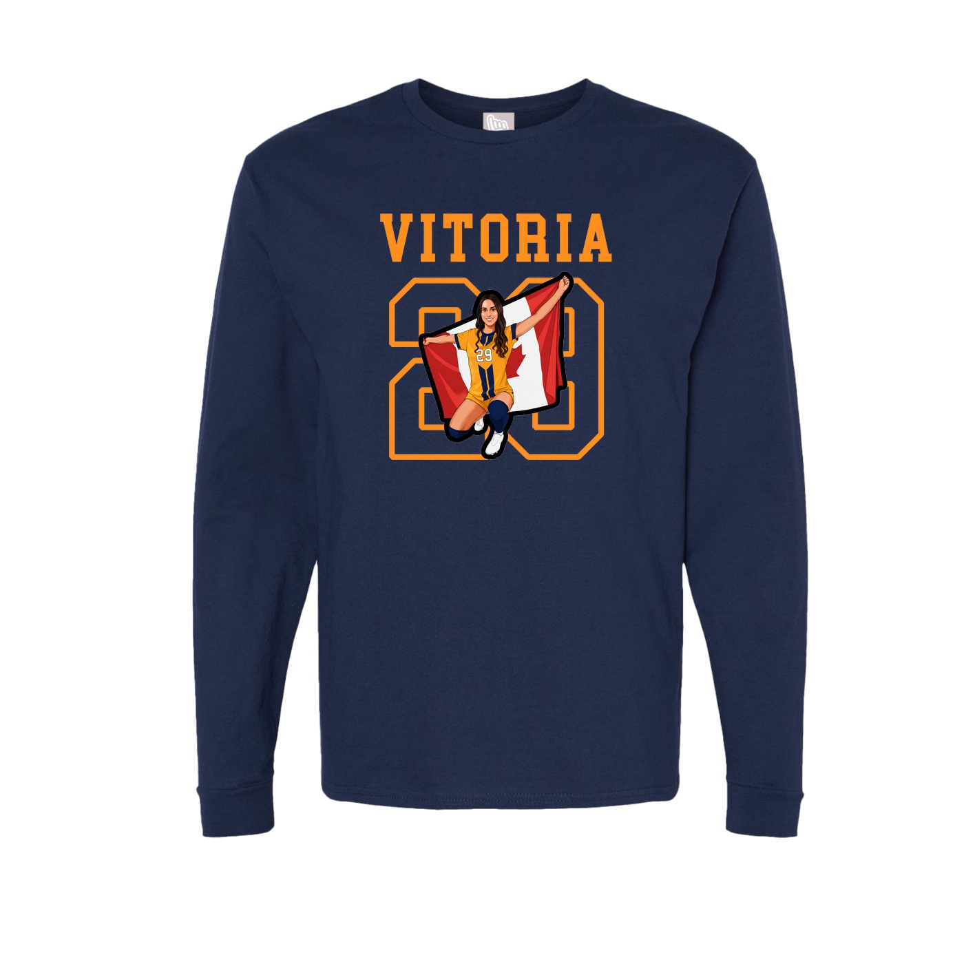 Long Sleeve Tee — Shirsey in Navy