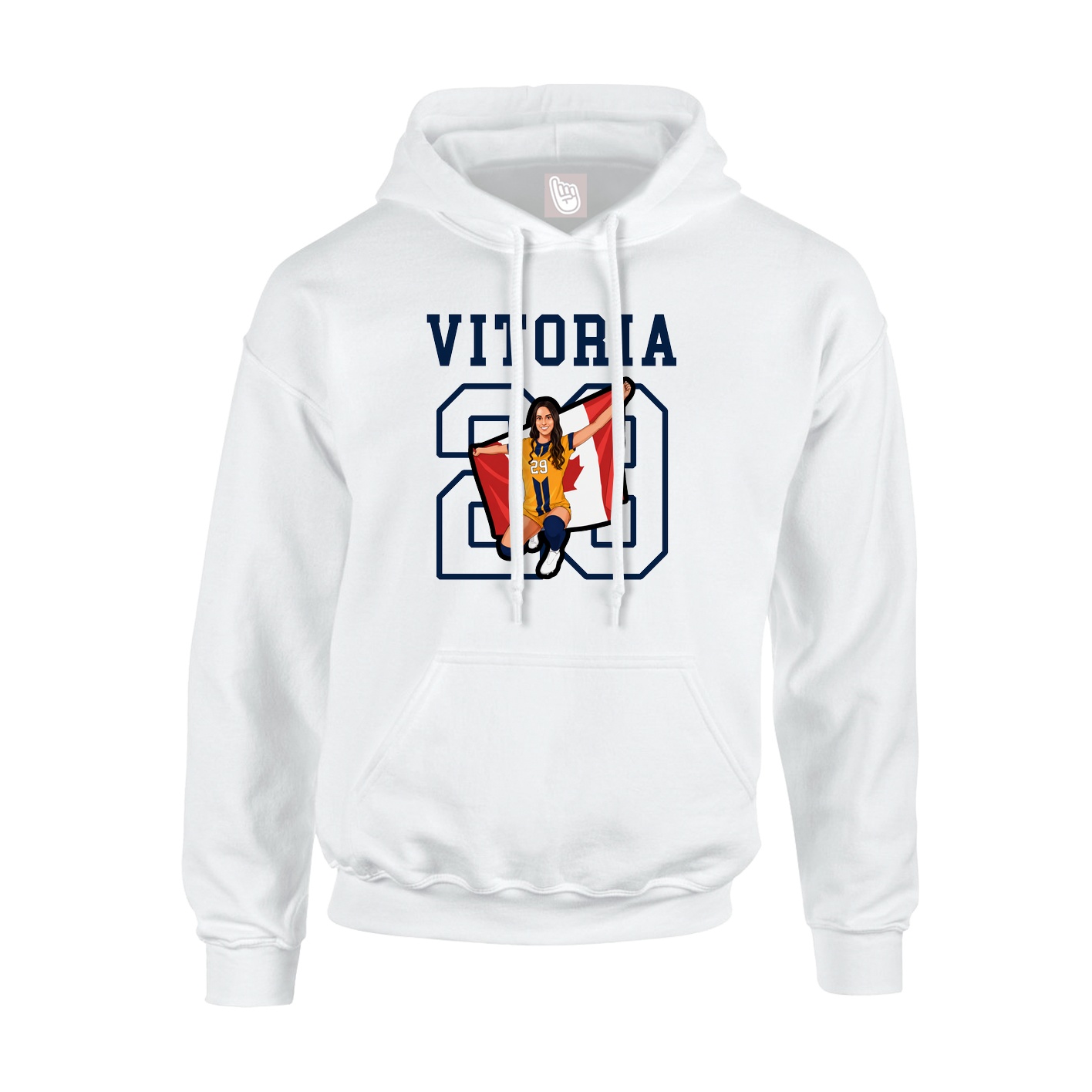 Youth Hoodie — Shirsey in White