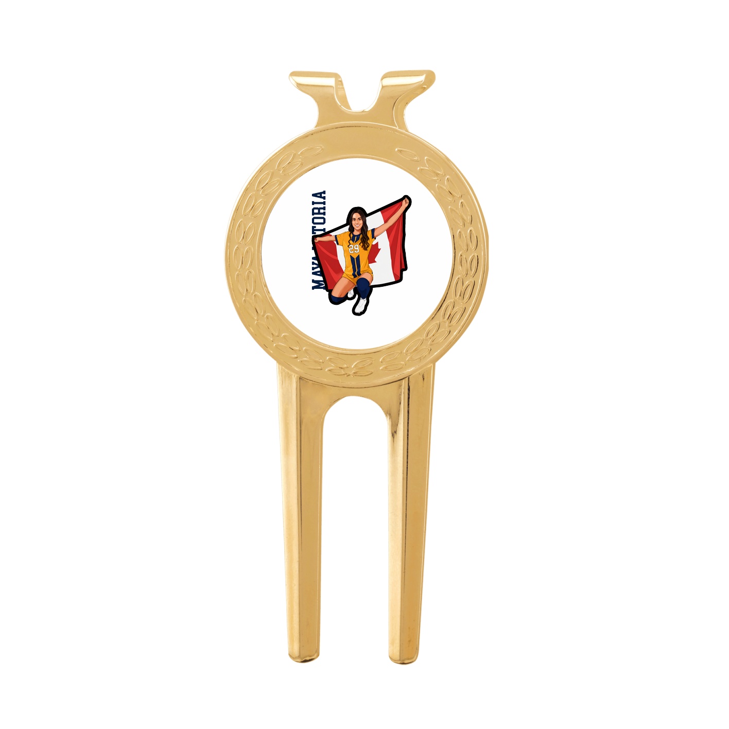 Divot Tool with Ball Marker — Name Vertical in Classic