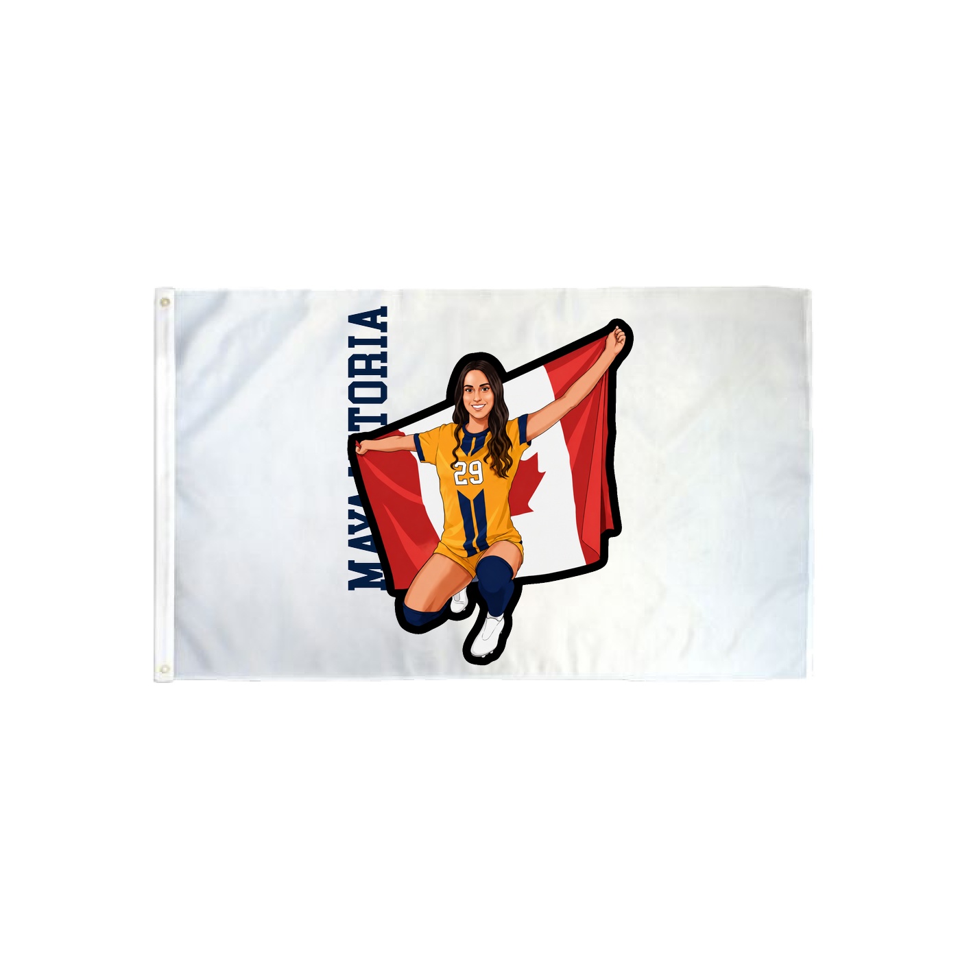 3x5 Flag — Name Vertical in Classic